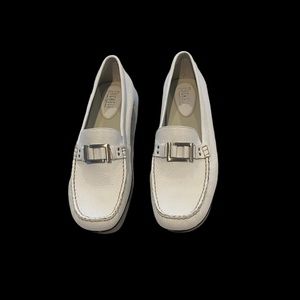 Nickels Women's T-Pause White Driving Mocs Size: 9.5